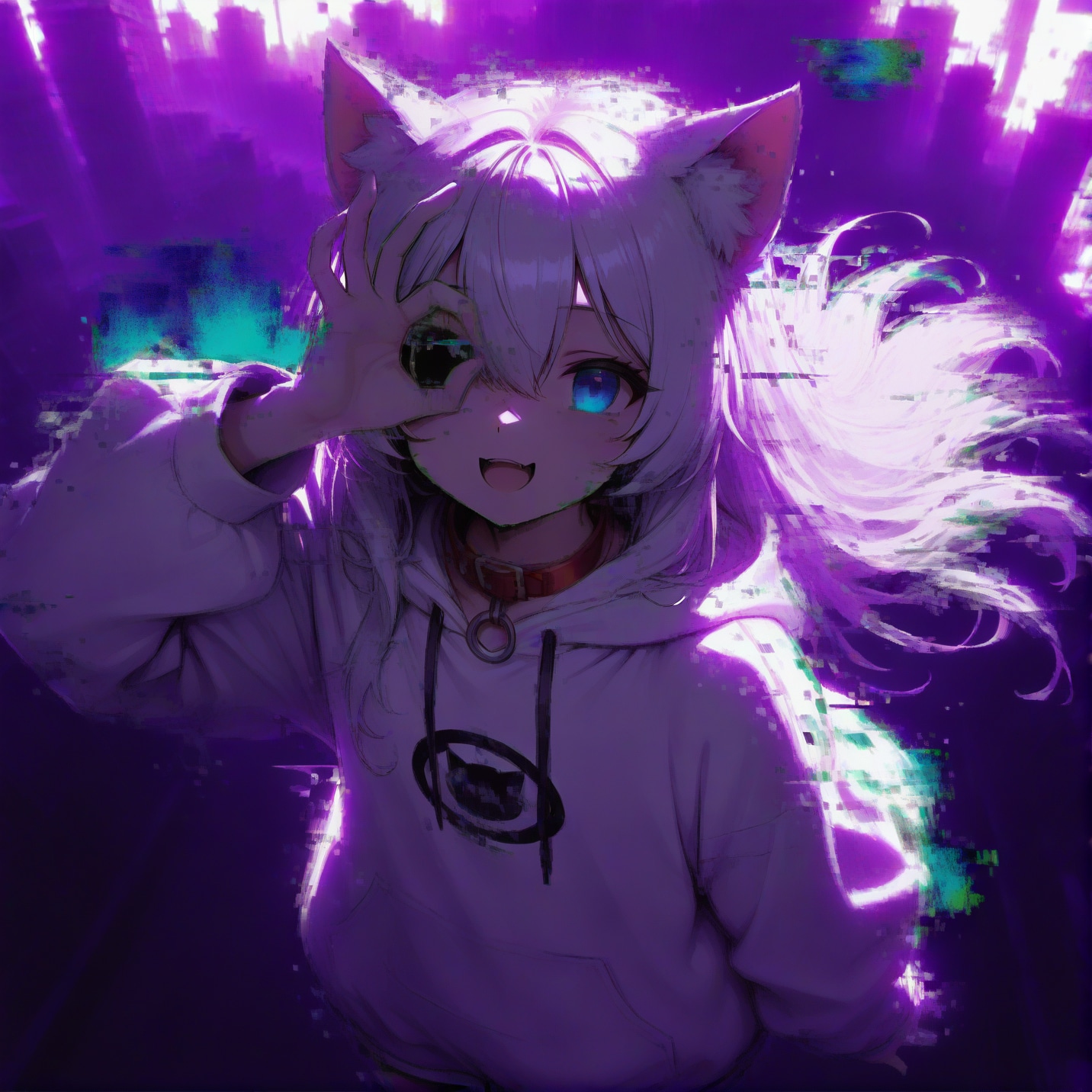 glitchねこ | の人気AIイラスト・グラビア