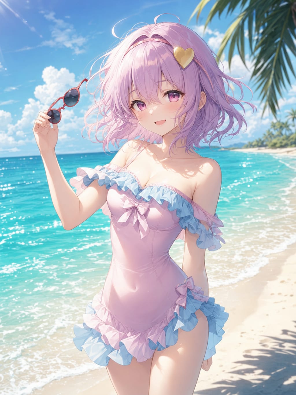 読心少女,水着