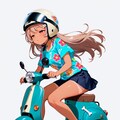 テッテレ〜🛵💨な、まこっちゃん🍖💨 3枚目