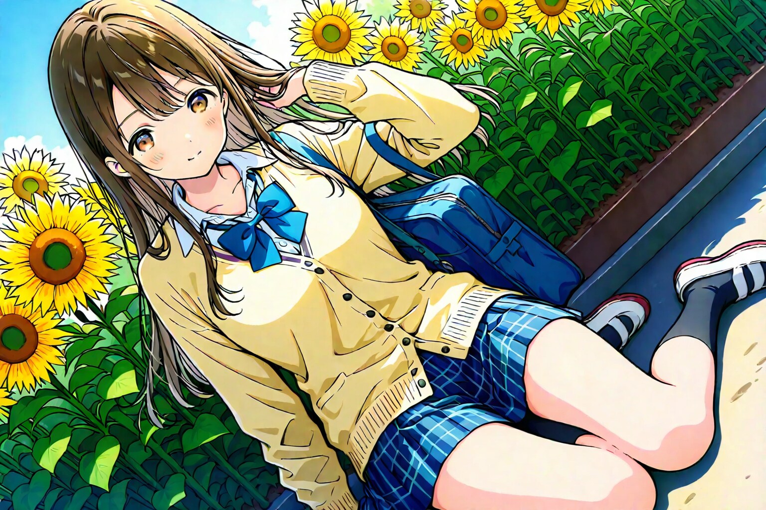 向日葵🌻 | の人気AIイラスト・グラビア