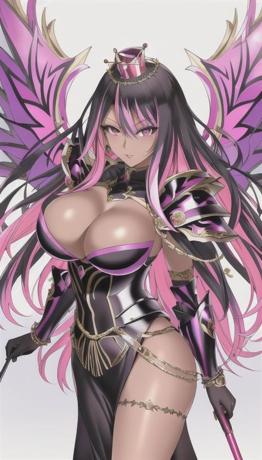 褐色ピンク髪ギャル2