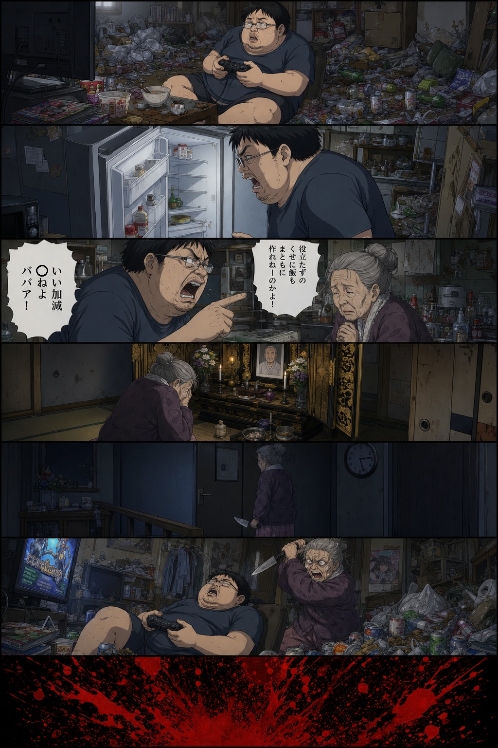BAD END No.7『だから、私は息子を手に掛けた』