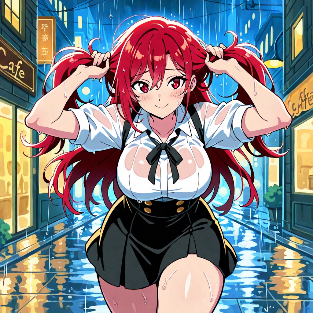 雨の日の帰り道