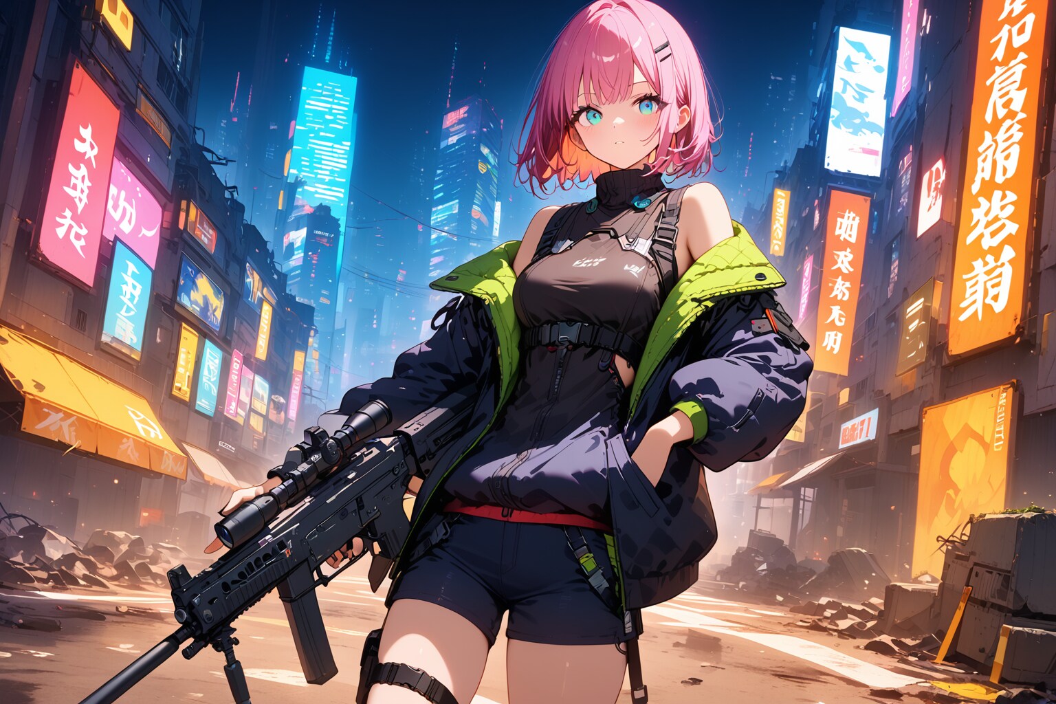 Cyberpunk | の人気AIイラスト・グラビア