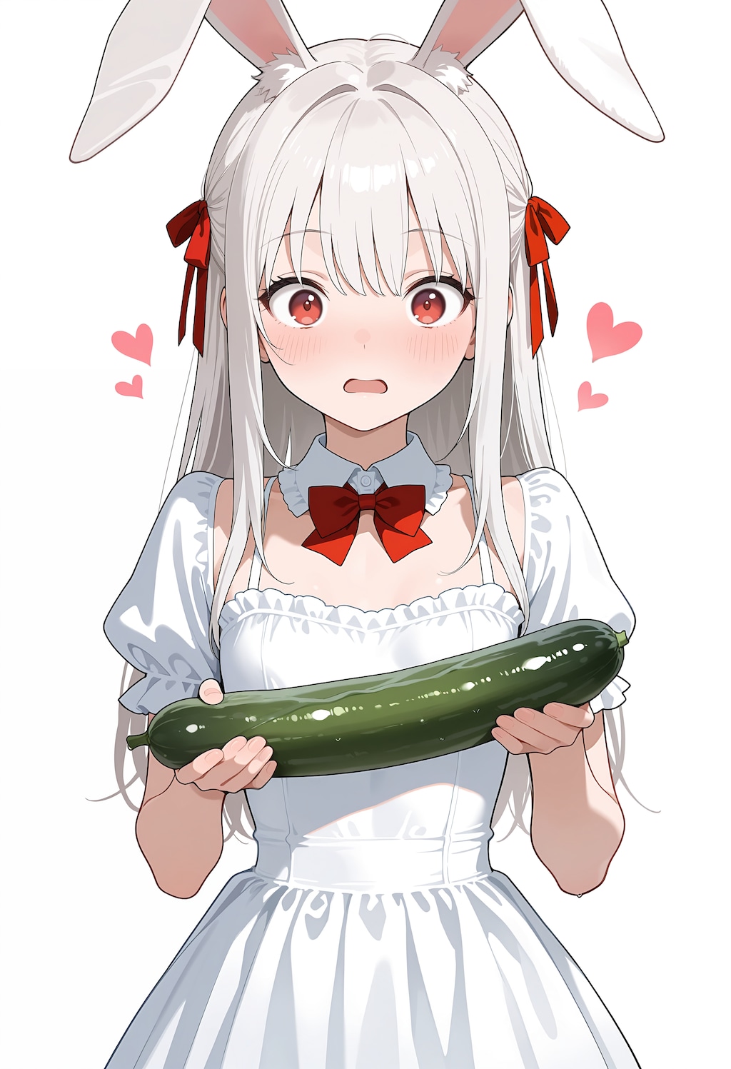 うさ耳娘ちゃんは野菜好き