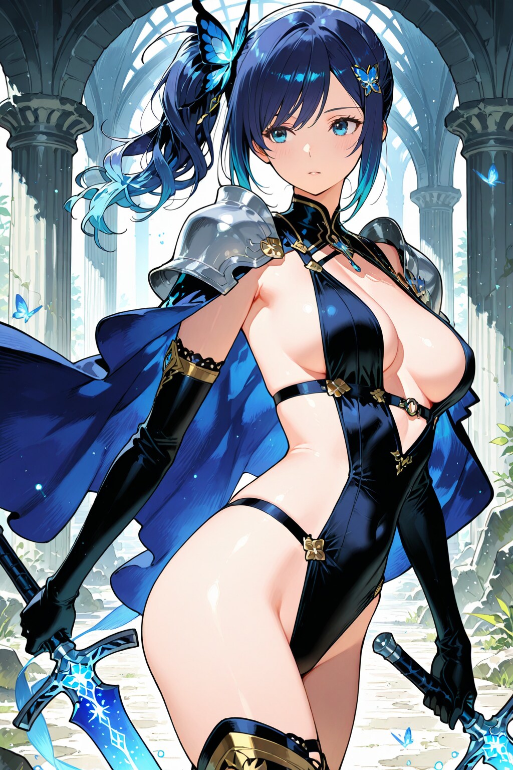 スリングアーマーの魔法剣士