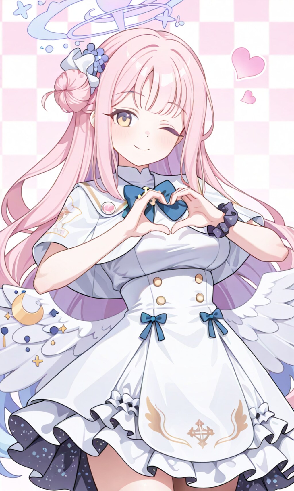 ミカハートポーズ