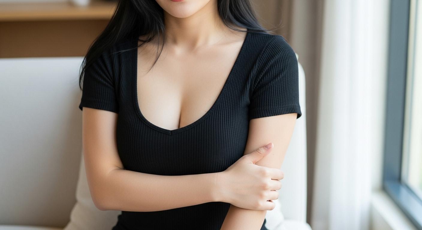 谷間フェチ