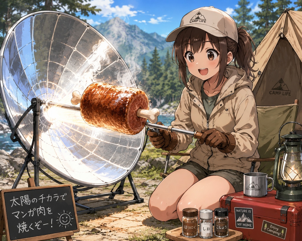 マンガ肉を焼く