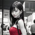 赤いドレスの熟女4 6枚目