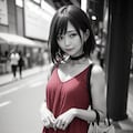 赤いドレスの熟女4 7枚目