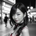 赤いドレスの熟女4 2枚目