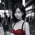 赤いドレスの熟女4 5枚目