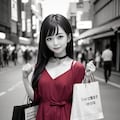 赤いドレスの熟女4 9枚目