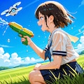４ 太陽がいっぱい　水遊び 2枚目
