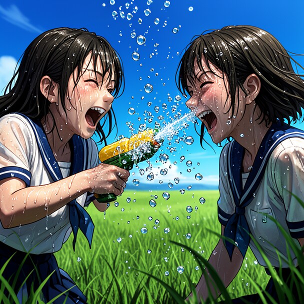 ４ 太陽がいっぱい　水遊び