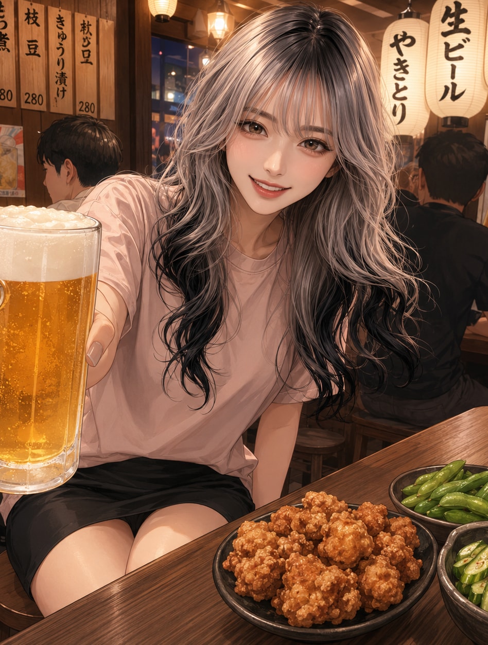 おつかれ〜♪（レージュちゃん）
