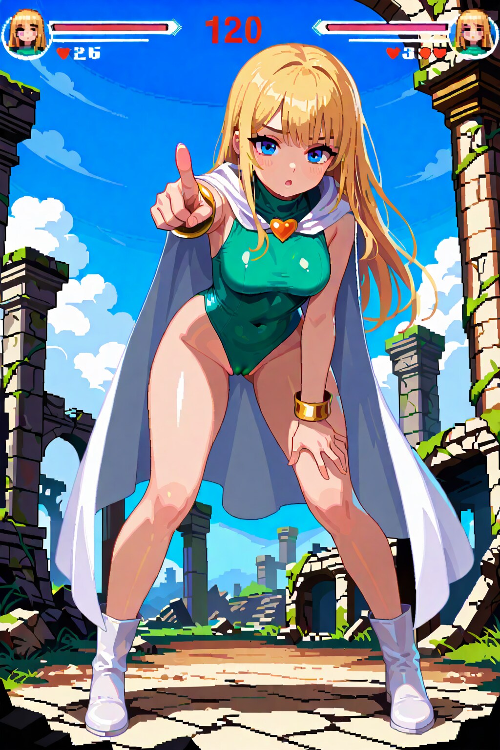59_ツンデレ緑レオタード将軍ゲーム化2-1