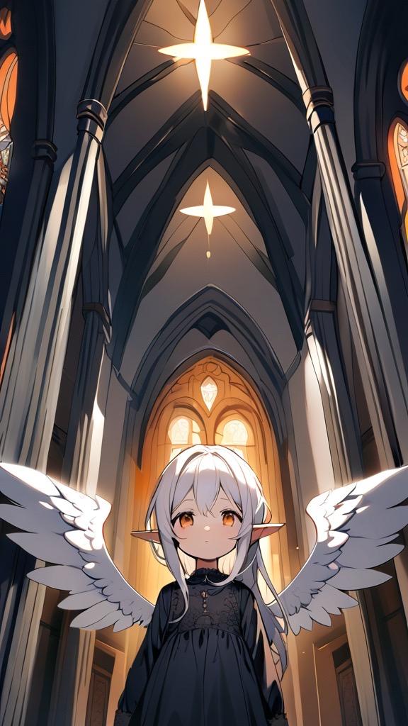 とある教会に住む天使