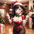 バニーガールのクリスマスパーティー 5枚目