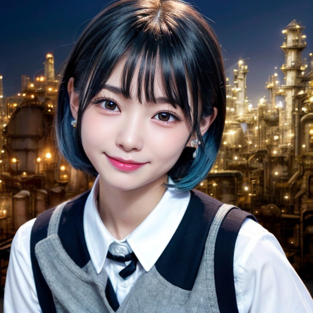 工場夜景大好きっ娘ちゃん