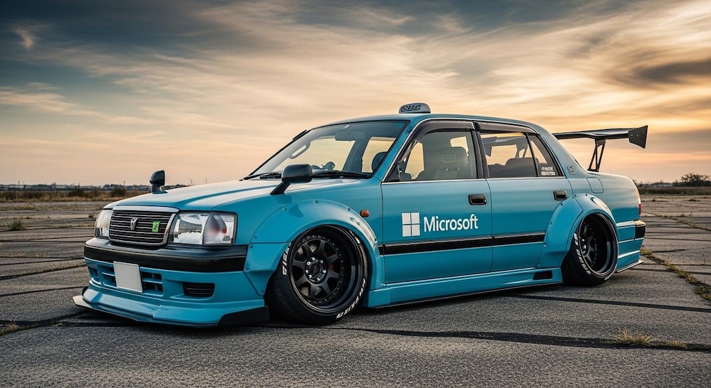 マイクロソフトコンフォートタクシーのドリ車