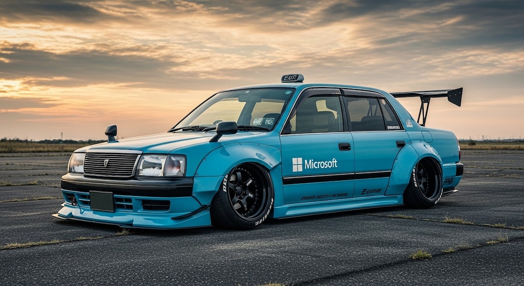 マイクロソフトコンフォートタクシーのドリ車