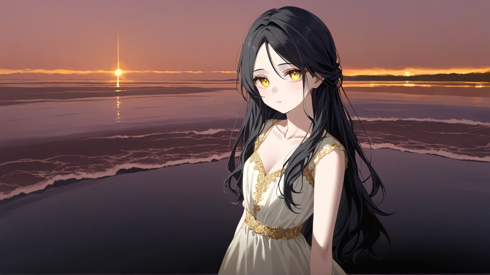 夕日 | の人気AIイラスト・グラビア