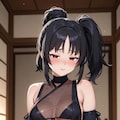 スケスケ忍者の女の子 4枚目