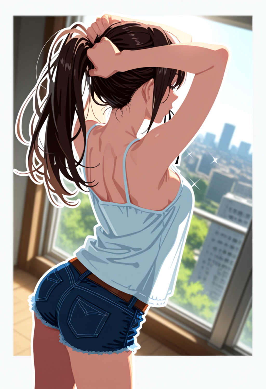 髪を結う