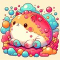 AIに描いてもらったblobcat 2枚目
