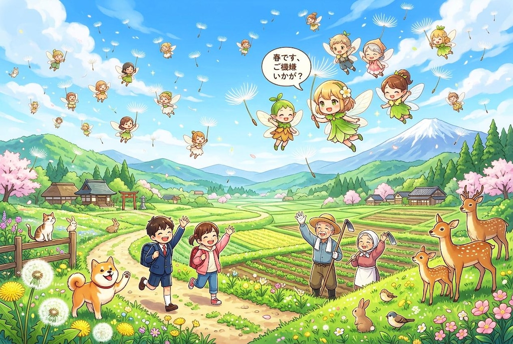 春を告げる妖精