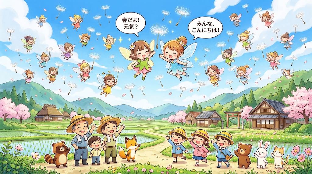 春を告げる妖精