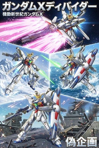 機動新世紀ガンダムX　ガンダムXディバイダー | の人気AIイラスト・グラビア