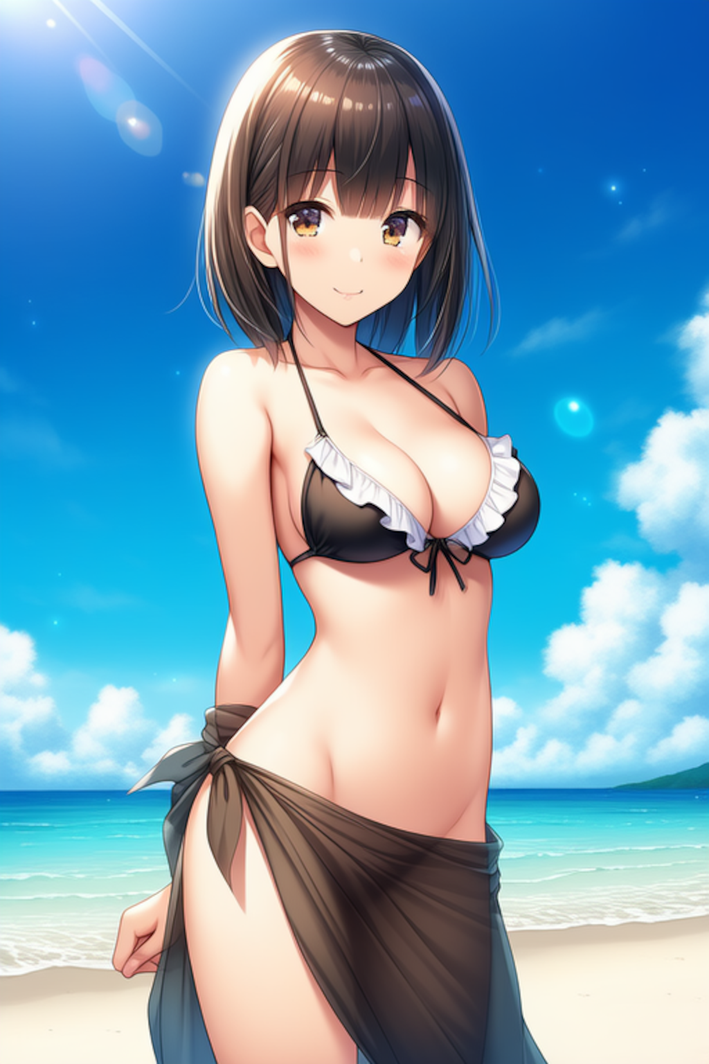 シースルーパレオ美女