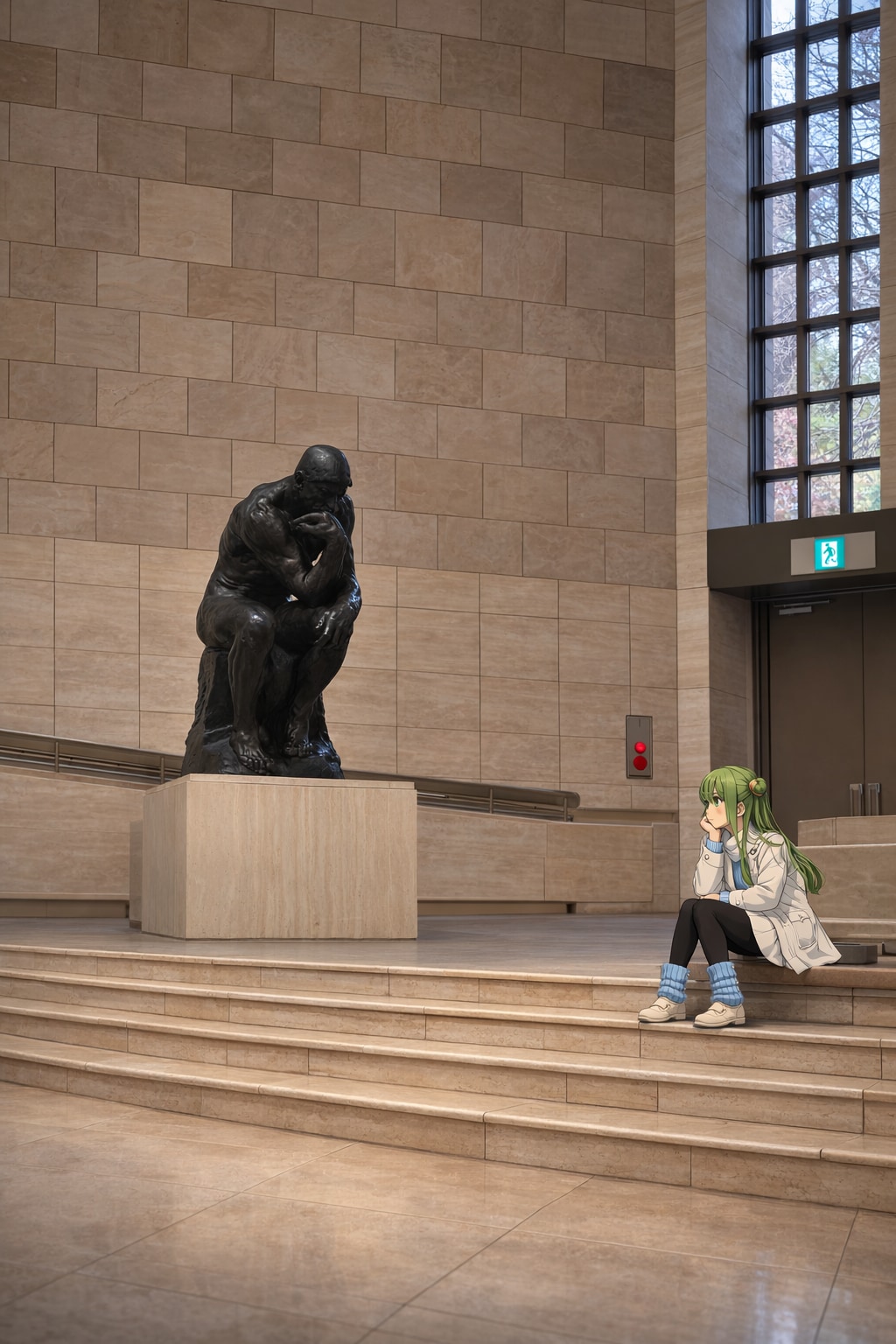 思考の距離 | の人気AIイラスト・グラビア