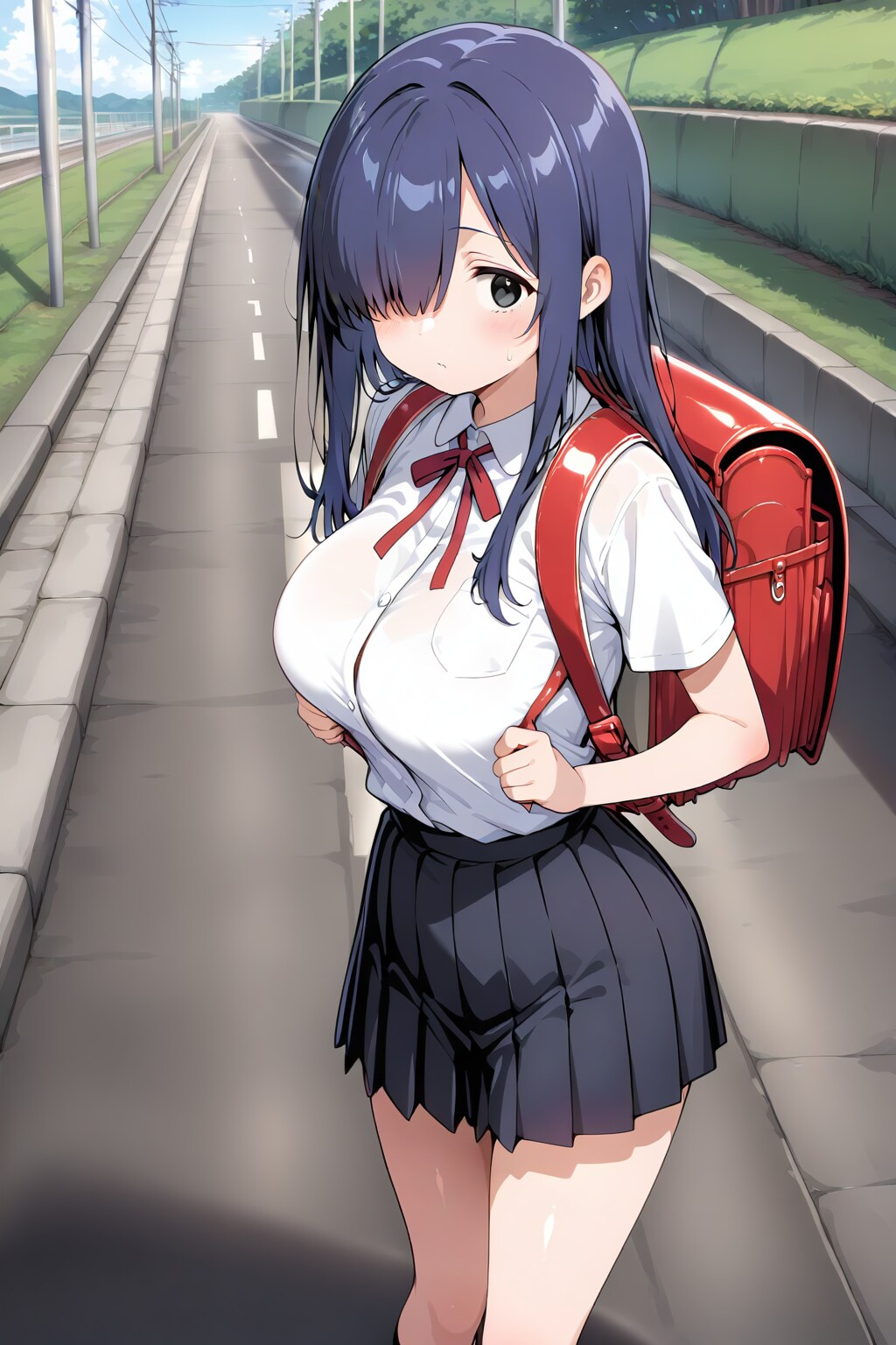 目隠れちゃん