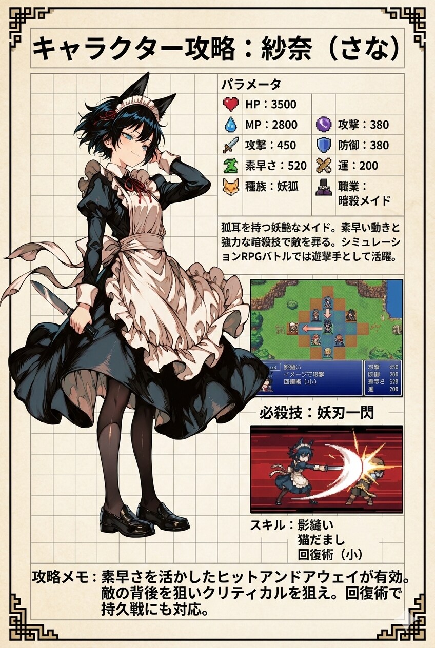 シミュレーションRPGのユニット風