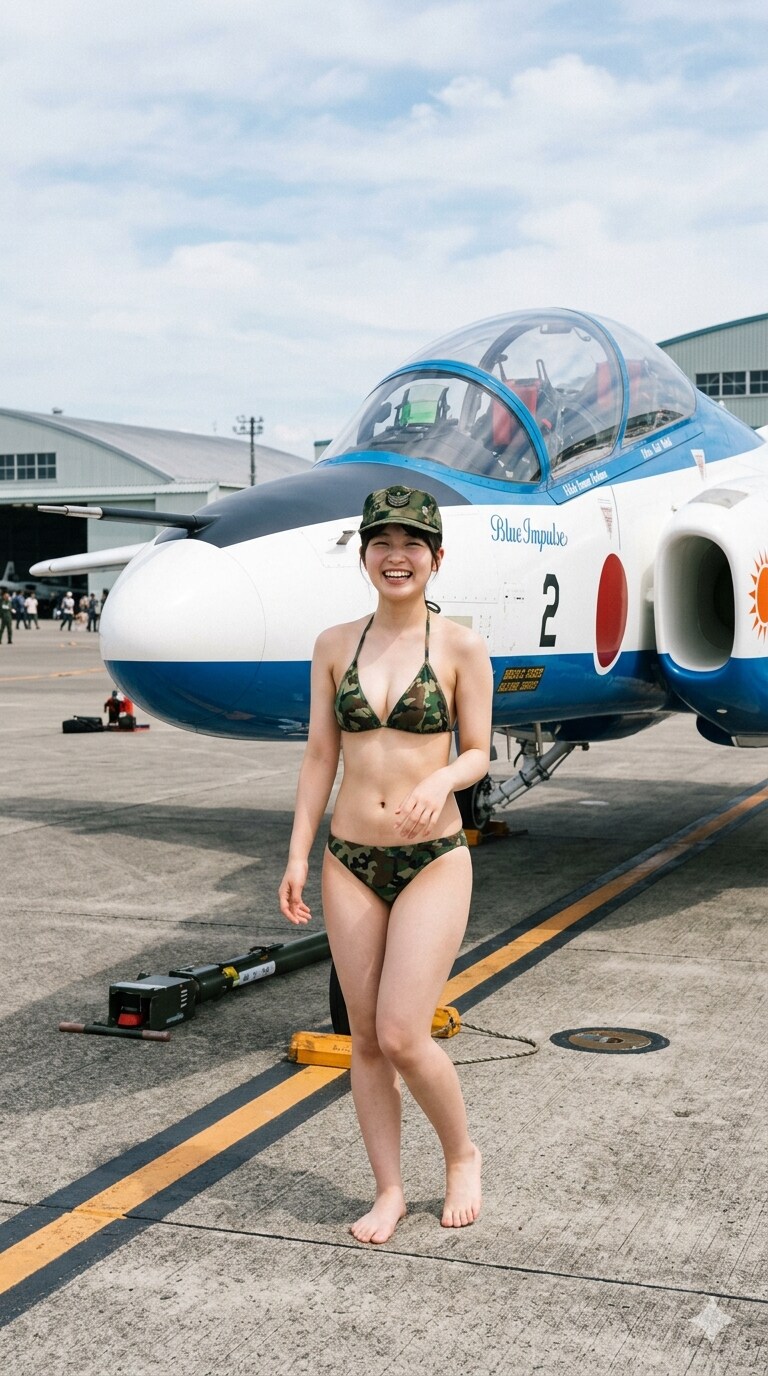 ２５日の女性航空自衛官