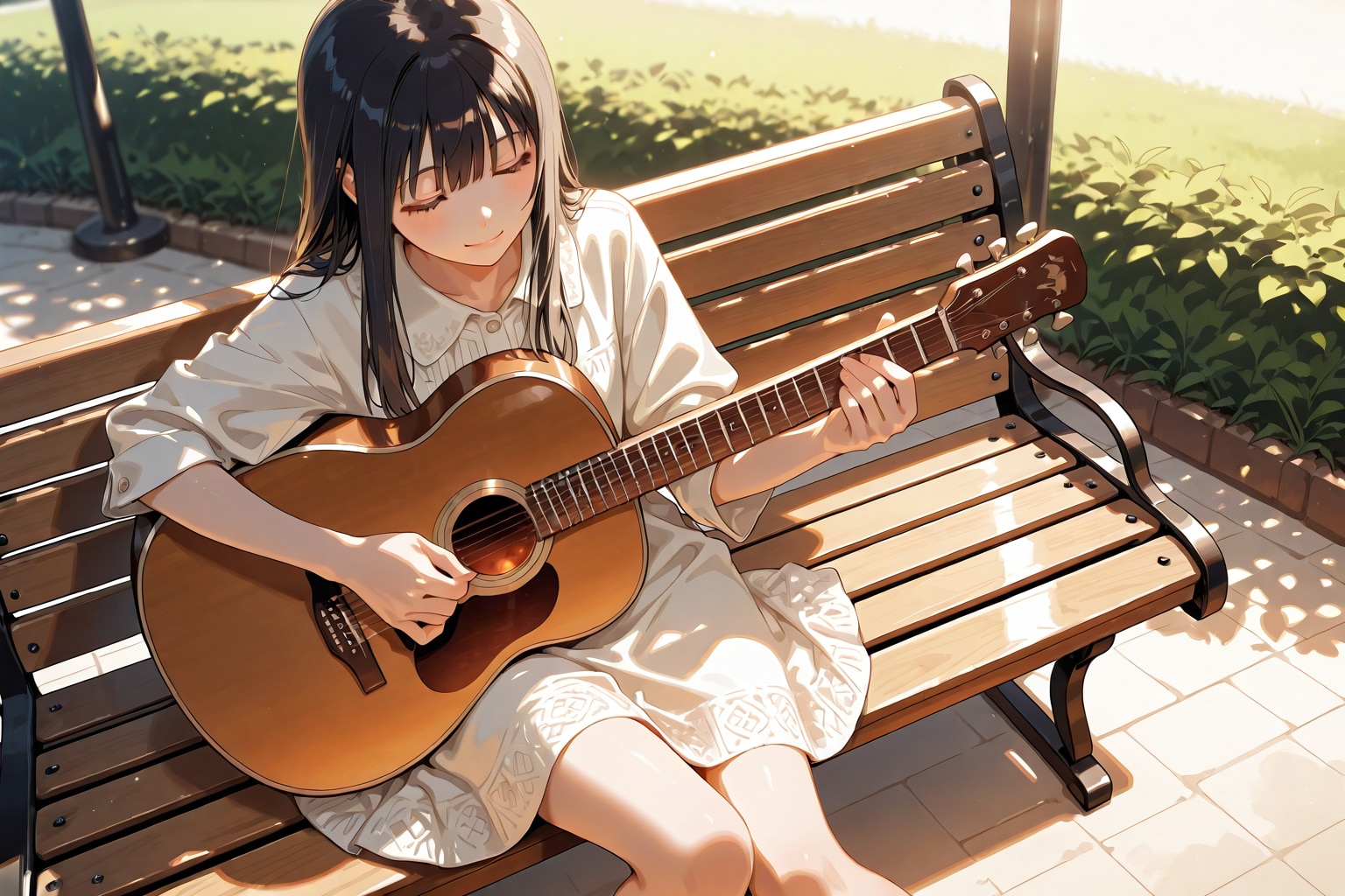 ギター女子(呪文借りました🙏)