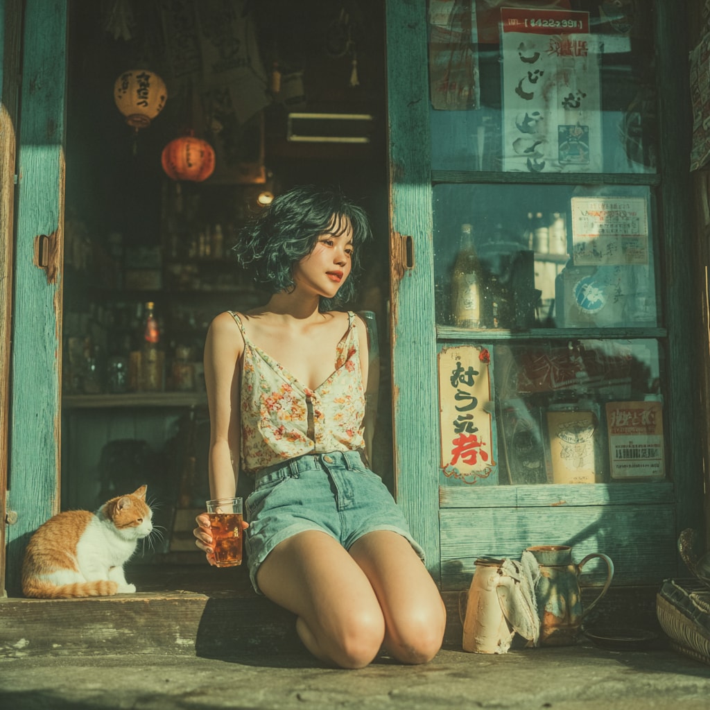 もう、夕方。。 | の人気AIイラスト・グラビア