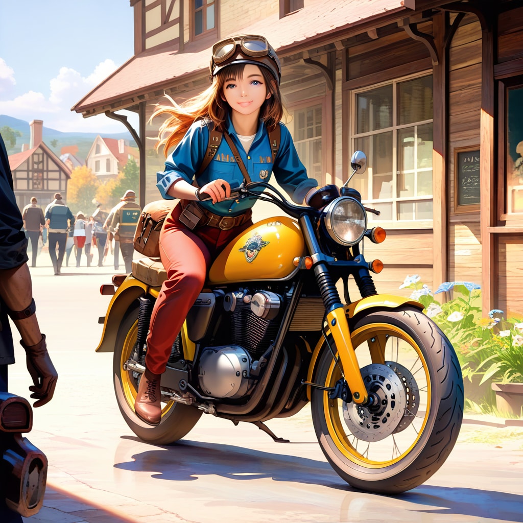バイク好きな彼女