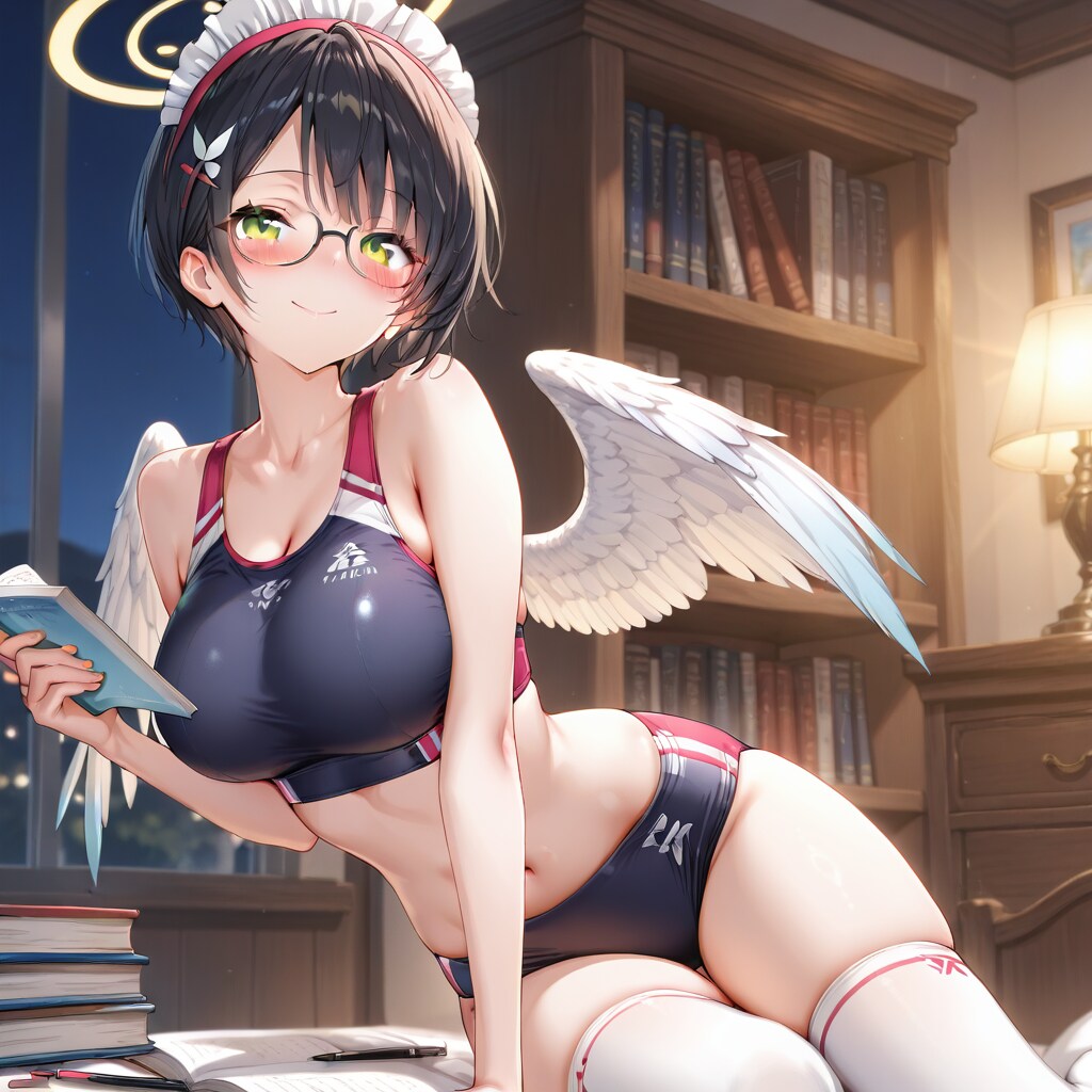 いつもの黒髪メイドさん