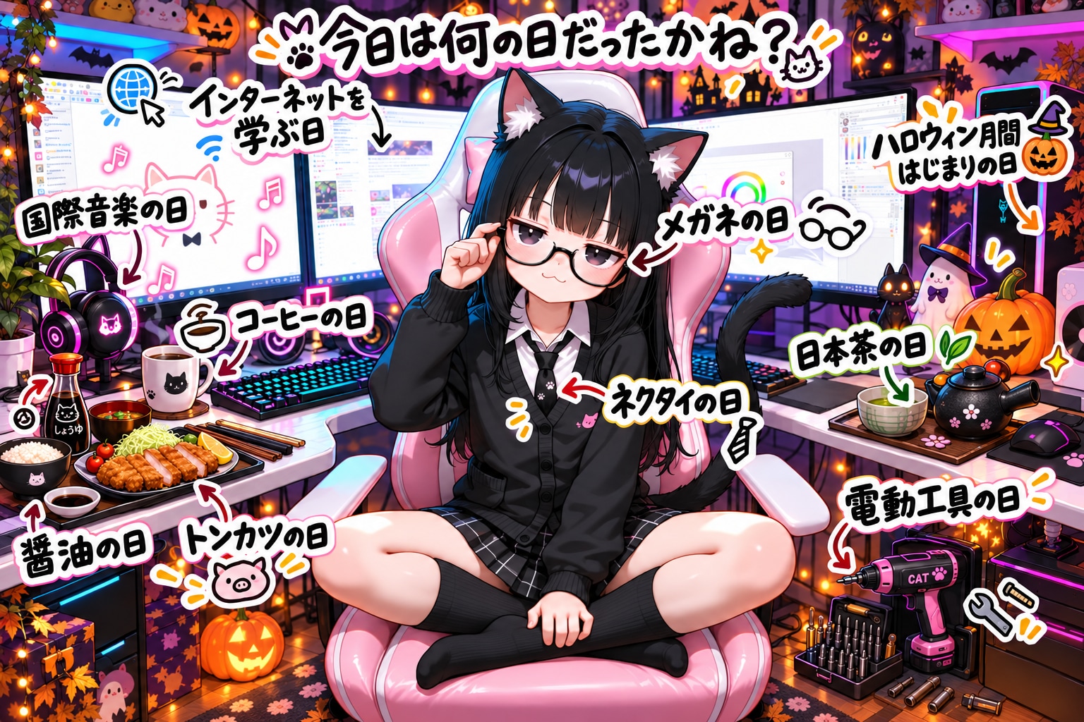 今日は何の日だったかね？ | の人気AIイラスト・グラビア