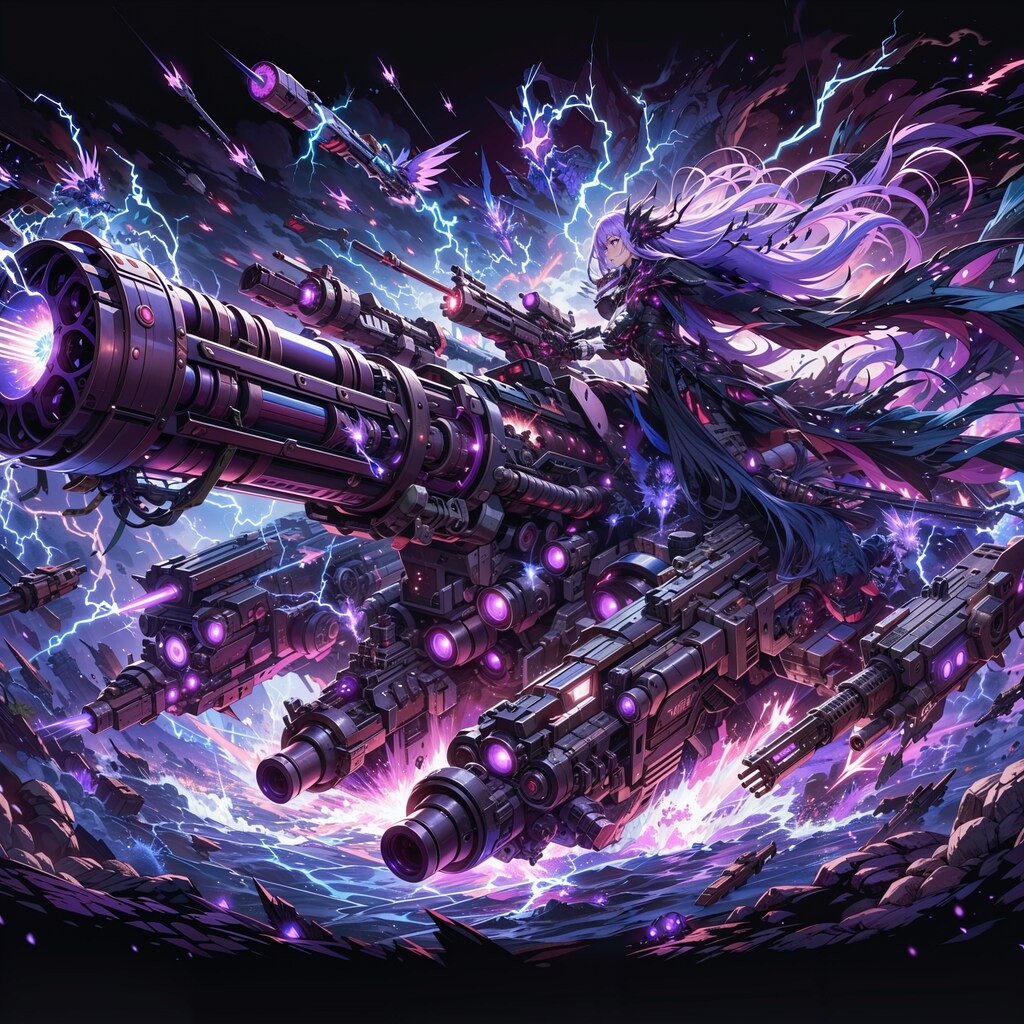 堕天使と巨大砲