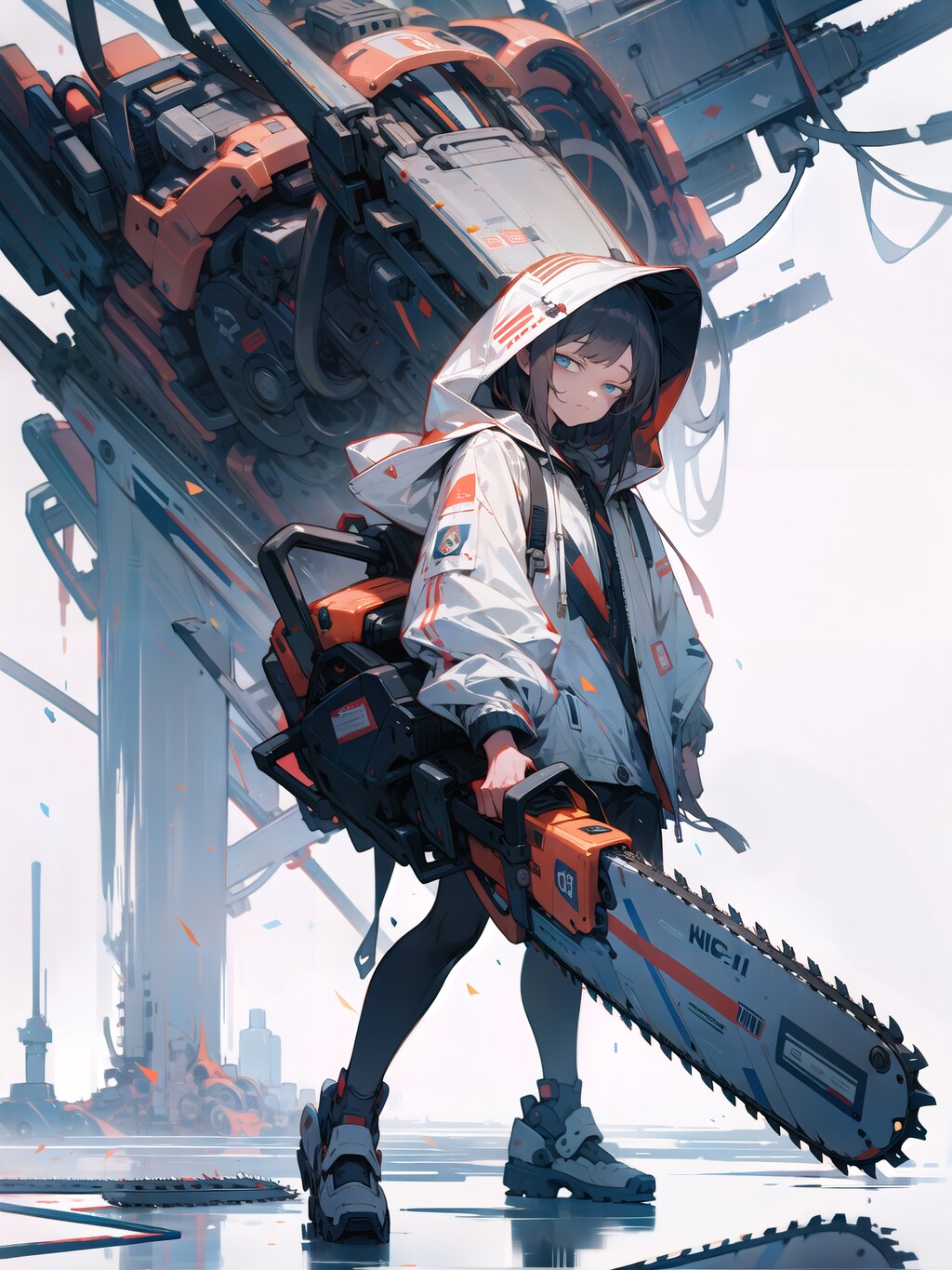 試作：チェーンソー・丸鋸LoRA