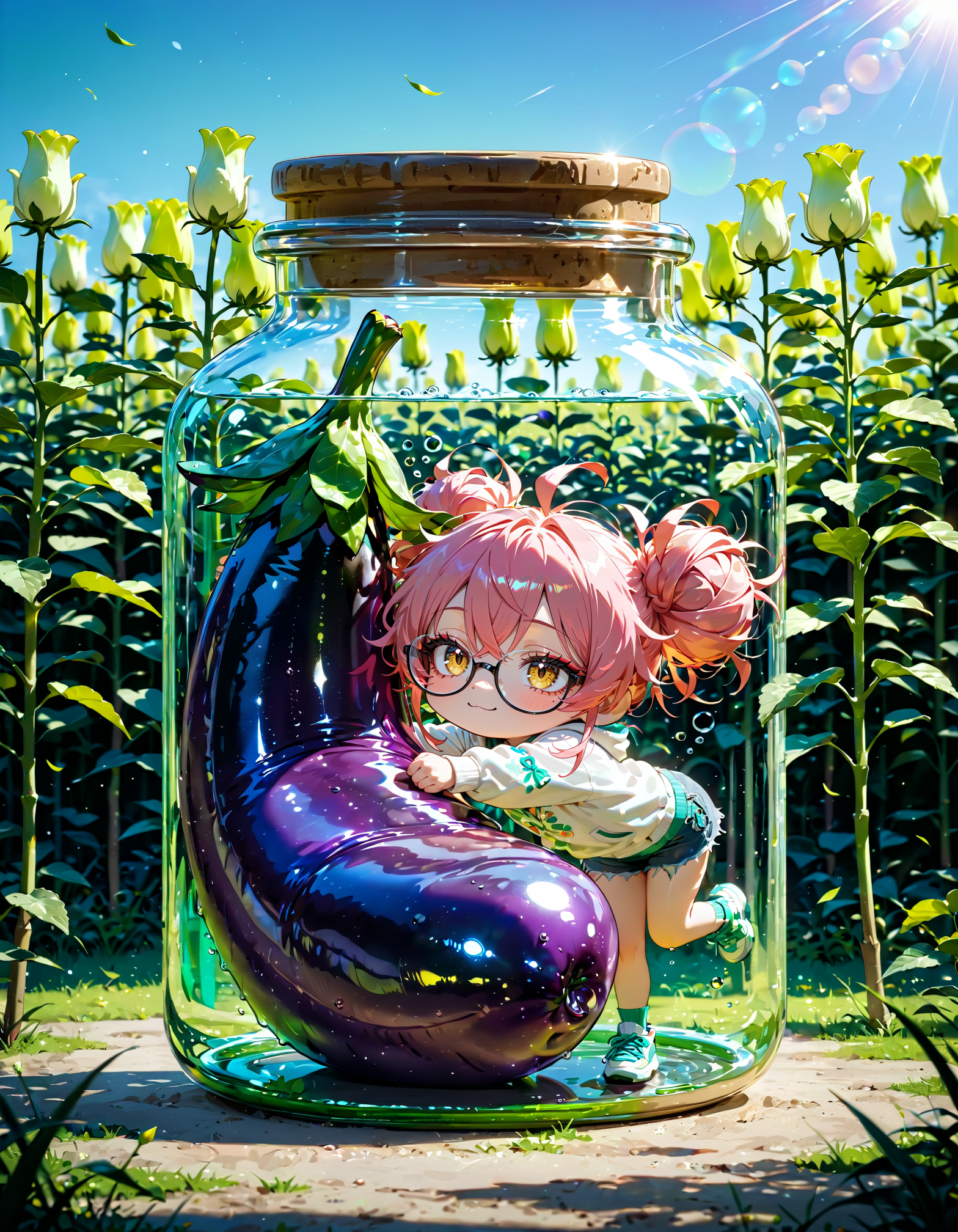 今日は何の日？　なすび記念日 | の人気AIイラスト・グラビア