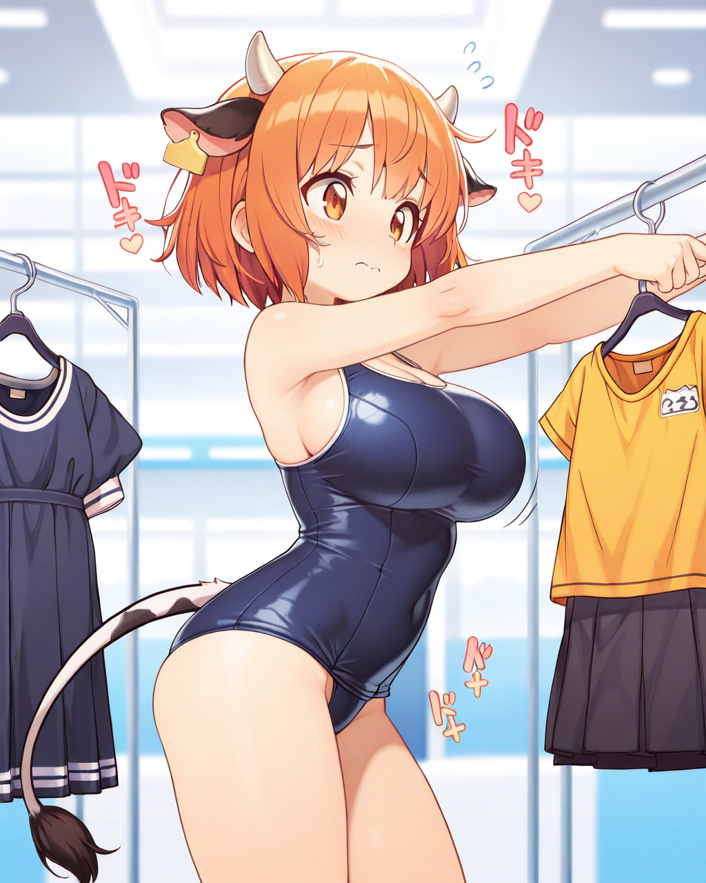 お胸が大きすぎてサイズの合う服がないほるすたいんちゃん。