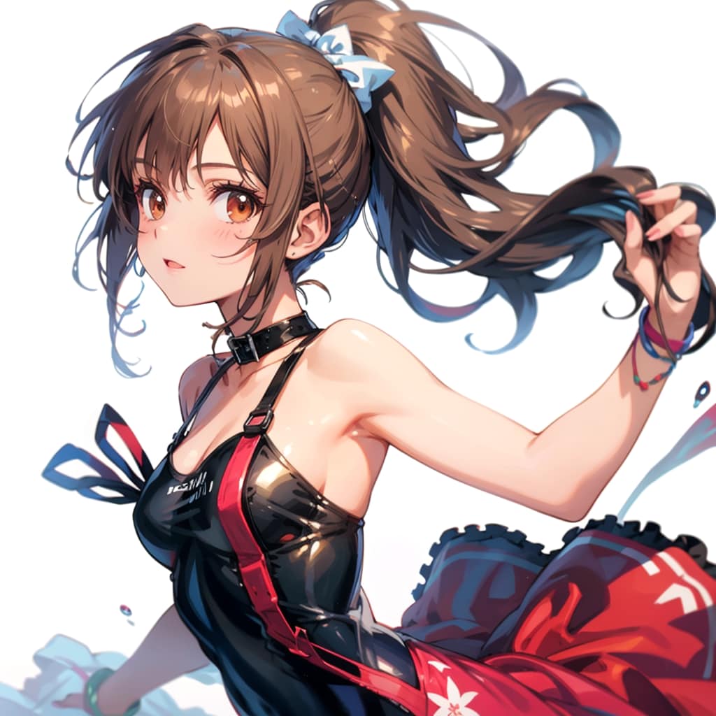 ポニーテールの少女