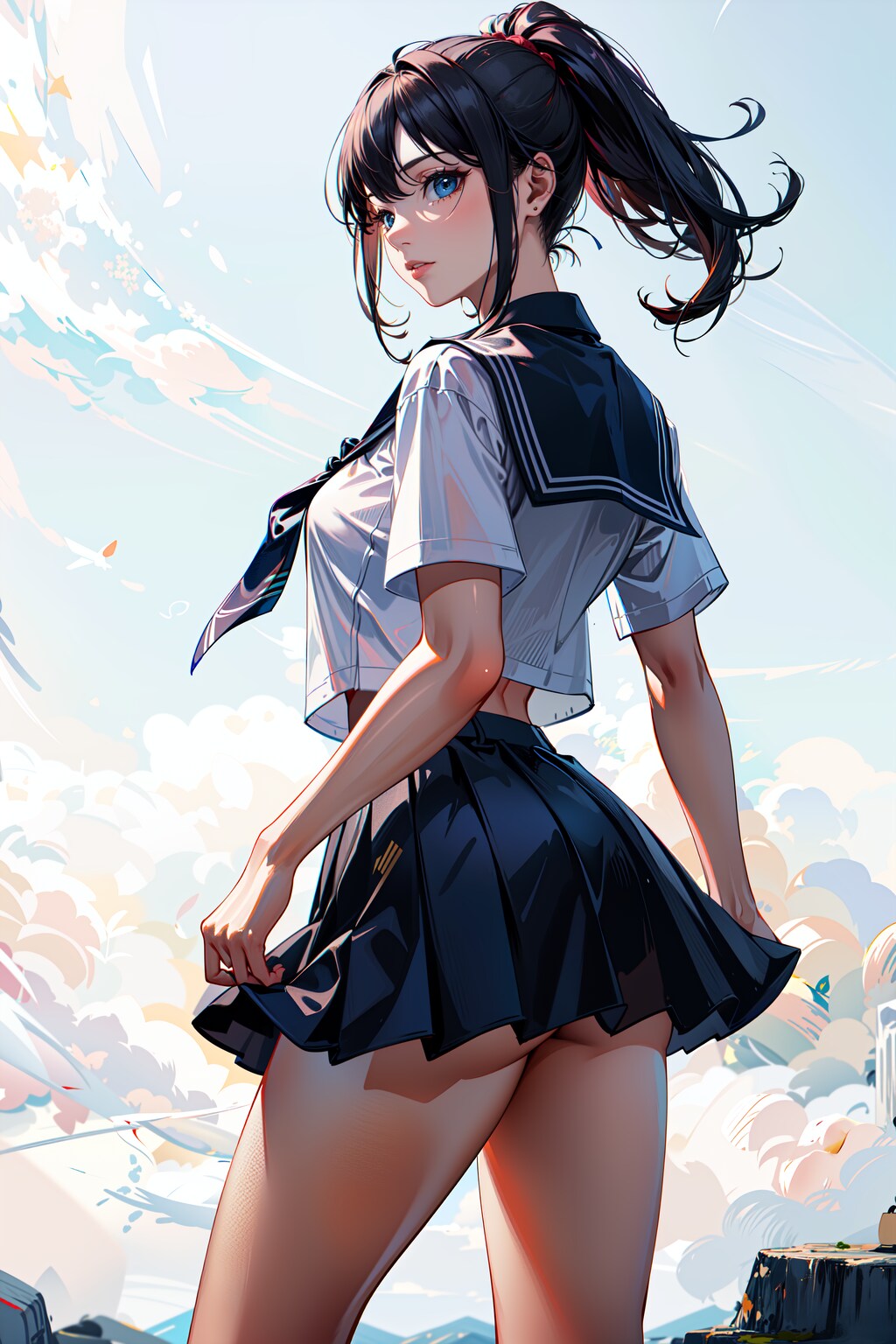 見え…